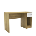 Ver imagem 2 de Mesa Escrivaninha com Espaço para Cpu 2319 1 Gaveta 120 cm Mel/Branco