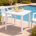 Ver imagem 2 de Mesa Plástica Quadrada Desmontável Tramontina 80,5x72cm Branca Summa Sancho
