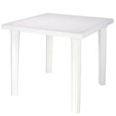 Ver imagem 1 de Mesa Plástica Quadrada Desmontável Tramontina 80,5x72cm Branca Summa Sancho