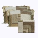 Ver imagem 7 de Kit Colcha Boutis Estampada London King Rozac 3 Peças Bouti London Estampa Wembley 01