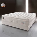 Ver imagem 2 de Cama Box Casal Branco + Colchão Molas Ensacadas Látex Visco Gel Kingston 138x188x68cm