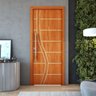 Kit 3 Portas de Madeira Frisada U.v 210cm X 80cm - R70ss:mogno - 1