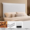 Ver imagem 3 de Cabeceira Decorativa King Size 1,95m Trento PU Branco - Gran Belo