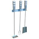 Ver imagem 3 de Kit Limpeza Churrasqueira Rastelo + Pa e Garfo 49 cm