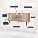 Ver imagem 4 de Buffet para Sala de Jantar 4 Portas Janice Cimol