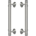 Ver imagem 1 de Puxador Duplo Porta Pivotante Correr Rústico Davinci 300mm Níquel Escovado