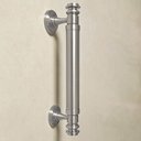 Ver imagem 2 de Puxador Duplo Porta Pivotante Correr Rústico Davinci 300mm Níquel Escovado