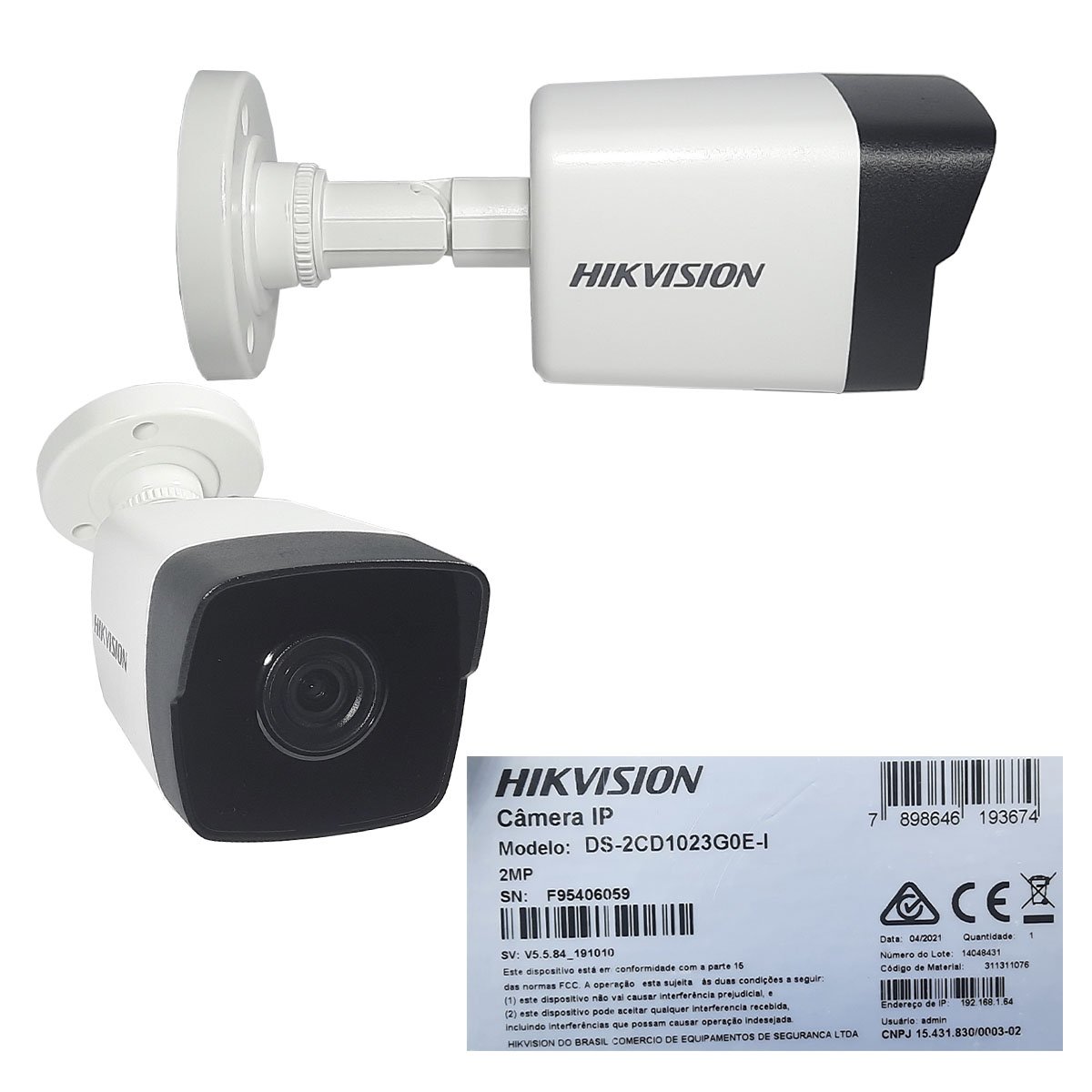 Câmera IP Bullet 1080P IR 30m Ip67 Hikvision - 3