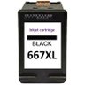 Cartuchos Compativel Com/Hp 667 Xl 667 Preto 1275 2375 2376 - 1