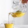 Chaleira de Vidro com Infusor 600ml Bule Transparente em Borossilicato Coador para Cha e Cafe Parede - 3