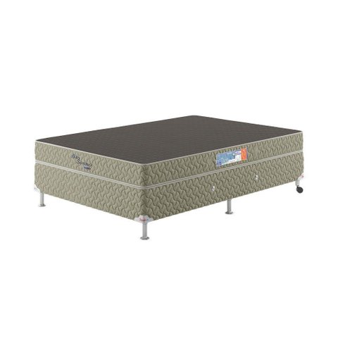 Cama Box Casal Bio Sonno Spubio Incofal Marrom 138x188x43cm