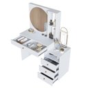 Ver imagem 6 de Espelheira com 4 Gavetas e Nichos 136cm Prodecor Branco - Es2002