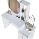 Ver imagem 7 de Espelheira com 4 Gavetas e Nichos 136cm Prodecor Branco - Es2002