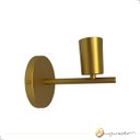 Ver imagem 5 de Luminária de Parede Arandela Cuco Dourado Aluminio 1xe27