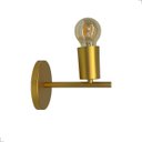 Ver imagem 1 de Luminária de Parede Arandela Cuco Dourado Aluminio 1xe27
