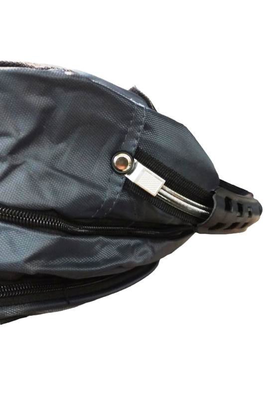 Mochila Executiva Cabo de Aço Cinza Chumbo- Chl Chl Fashin Bag - 3