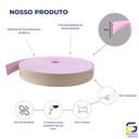 Ver imagem 3 de Moldura Guarnição Rodameio Eva Autocolante Marte 7cmx5mm 10 Metros - Rosa