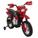 Ver imagem 1 de Moto Elétrica Infantil Motocross Para Criança +3 anos até 20kg Realista 6v Xplast - Vermelho
