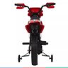 Moto Elétrica Infantil Motocross Para Criança +3 anos até 20kg Realista 6v Xplast - Vermelho - 7