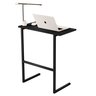 Mesinha Lateral Apoio de Canto Sofá Cama Leitura e Notebook:preto - 4