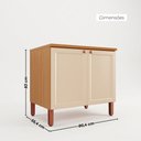 Ver imagem 3 de Balcão Pequeno de Cozinha Maria 100% MDF Móveis Home | 2 Portas