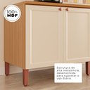 Ver imagem 6 de Balcão Pequeno de Cozinha Maria 100% MDF Móveis Home | 2 Portas