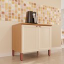 Ver imagem 1 de Balcão Pequeno de Cozinha Maria 100% MDF Móveis Home | 2 Portas