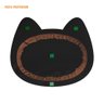 Kit 02 Arranhadores Pet Gato de Parede e Chão Premium MDF Preto Veludo Terracota - Desk Design - 6