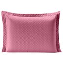 Ver imagem 1 de Porta Travesseiro Rosa Branco Avulso Dupla Face com Zíper