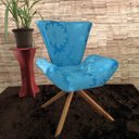 Ver imagem 1 de Poltrona Elegance Base Giratória em Jacquard