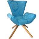 Ver imagem 2 de Poltrona Elegance Base Giratória em Jacquard
