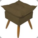 Ver imagem 4 de Kit 2 Poltronas Decorativas Para Recepção Manicure Sala De Estar + 2 Puff Reforçado Suede