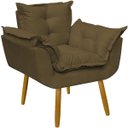 Ver imagem 2 de Kit 2 Poltronas Decorativa e 2 Puffs para Sala Recepção Manicure Consultório Quarto Alice Suede