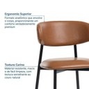 Ver mais imagens de Conjunto de Jantar Mesa Tali 130cm 4 Cadeiras Ema CabeCasa MadeiraOriginals Marrom