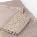 Ver imagem 2 de Jogo de Cama Tecido Bambu King Splendor Areia Blue Gardenia