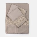 Ver imagem 1 de Jogo de Cama Tecido Bambu King Splendor Areia Blue Gardenia