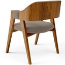 Ver imagem 7 de Kit 02 Cadeiras para Sala de Jantar e Estar Living Estofada Suran L02 Bouclê Bege - Lyam Lyam Decor