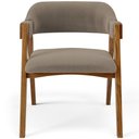 Ver imagem 3 de Kit 02 Cadeiras para Sala de Jantar e Estar Living Estofada Suran L02 Bouclê Bege - Lyam Lyam Decor