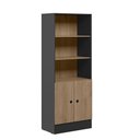 Ver imagem 6 de 4095 - Armario Gamer Preto Fosco/carvalho Toq Rust (4095.90)