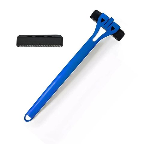 Depilador Aparador Pelos Barba Kit Lamina de Reposiçao Barriga Costas Braço Corpo Depilaçao Barbaead