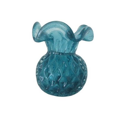 Vaso Murano Trouxinha Azul Decoração Ambientes 11 cm X 9 cm | Casa Del Grande