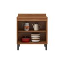 Ver imagem 7 de Balcão Cozinha P/ Cooktop C/ Tampo Firenze C/ 2 Portas 80cm Avena/grafito - Demóbile