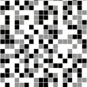 Ver imagem 2 de Papel de Parede Pastilhas Em Tons de Preto, branco e Cinza 10m