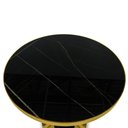 Ver imagem 3 de Conjunto Mesa de Jantar Redonda Imperial 70cm Preta com 2 Cadeiras Roma - All Black