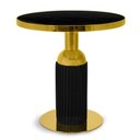 Ver imagem 2 de Conjunto Mesa de Jantar Redonda Imperial 70cm Preta com 2 Cadeiras Roma - All Black