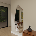 Ver imagem 2 de Espelho Orgânico 115cm X 60cm E06 Moldura Couro Caramelo