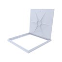 Ver imagem 3 de Tampão Articulado C Rebaixo Passagem Inspeção Branco 50x50cm