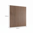 Ver imagem 2 de Painel para TV até 65 Polegadas MDF 270cm x 220cm Imbuia