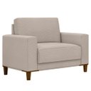Ver imagem 6 de Sofá 3 Lugares 214cm com 02 Poltronas Zaire M22 Linho Cru - Mpozenato