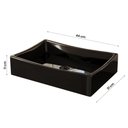 Ver imagem 3 de Kit Cuba Dalla Preta com Torneira Inox e Valvula Click Black